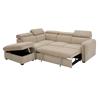 Rusto Corner Group Sofa Bed LHF Oatmeal